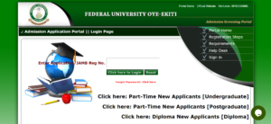 Federal University Oye Ekiti (FUOYE) admission list is officially out for the 2023/2024 academic session and the steps on how to check FUOYE admission list online.