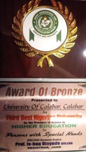 UNICAL Bags JAMB's Award, Emerges Best in South-South