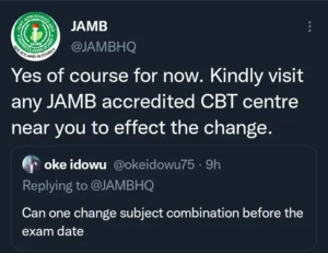 jamb-subject-change